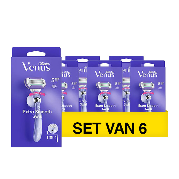 Aanbieding: Gillette Venus Extra Smooth Swirl Scheersysteem (6 stuks) SGI00263 - 1