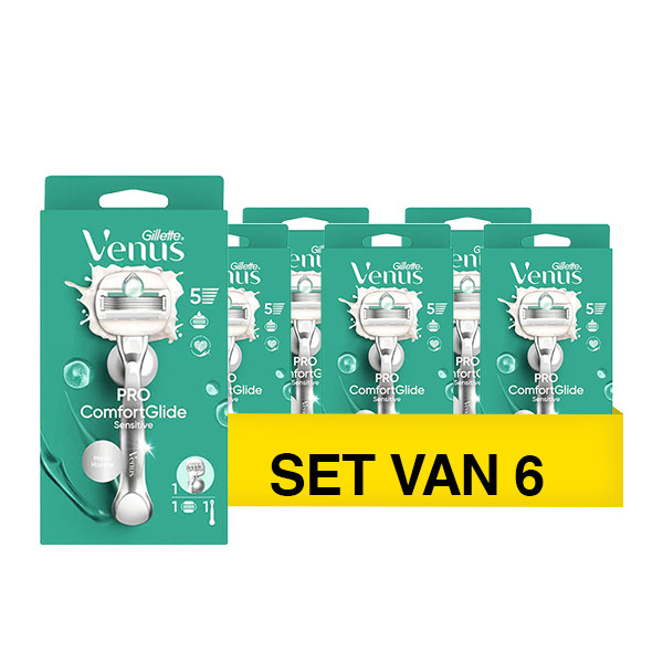 Aanbieding: Gillette Venus Pro ComfortGlide Sensitive Scheersysteem (6 stuks) SGI00257 - 1