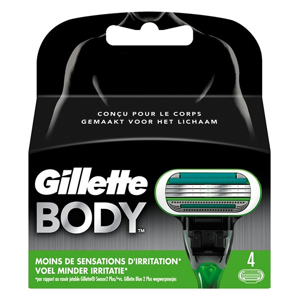 Gillette Body scheermesjes (4 stuks)  SGI00015 - 1