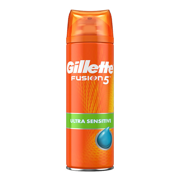 Gillette Fusion Hydra Sensitive Skin scheergel (200 ml)  SGI00004 - 1