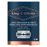 Gillette King C. Double Edge scheermesjes (10 stuks)  SGI00089