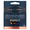 Gillette King C. scheermesjes voor gezicht en contouren (3 stuks)  SGI00084