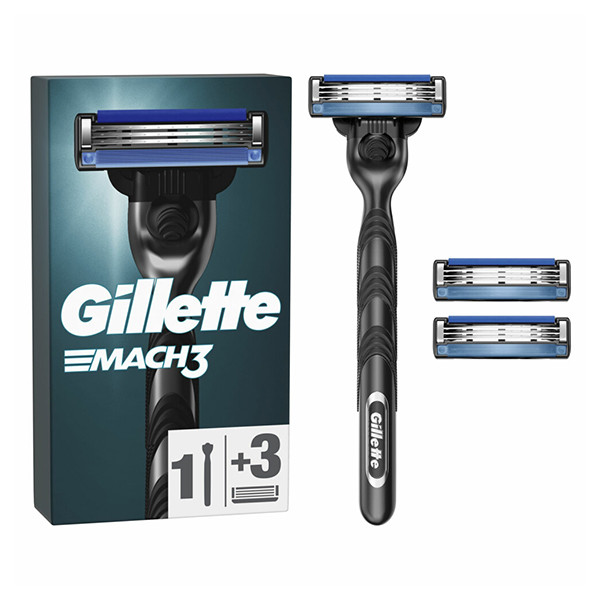 Gillette Mach3 Base Scheersysteem (inclusief 3 navulmesjes) SGI00228 - 1