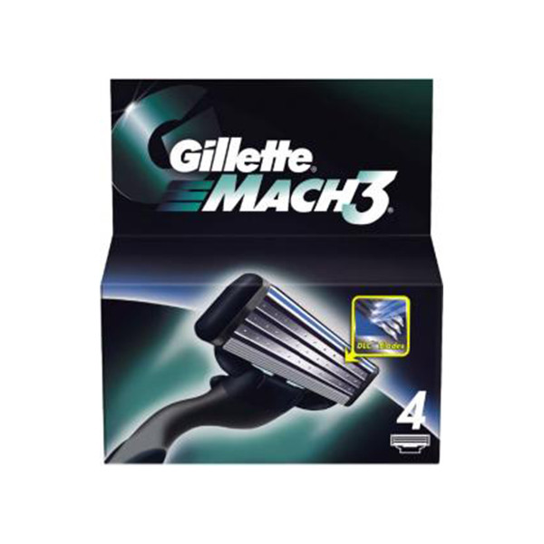 Gillette Mach 3 scheermesjes (4 stuks)  SGI00038 - 1