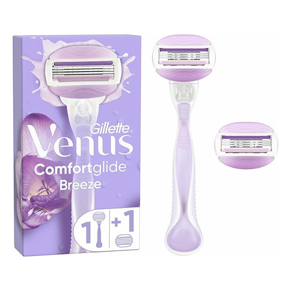 Gillette Venus Comfortglide Breeze scheermes houder + 1 scheermesje  SGI00104 - 1