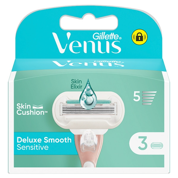 Gillette Venus Navulscheermesjes Deluxe Smooth Sensitive (3 stuks) SGI00216 - 1