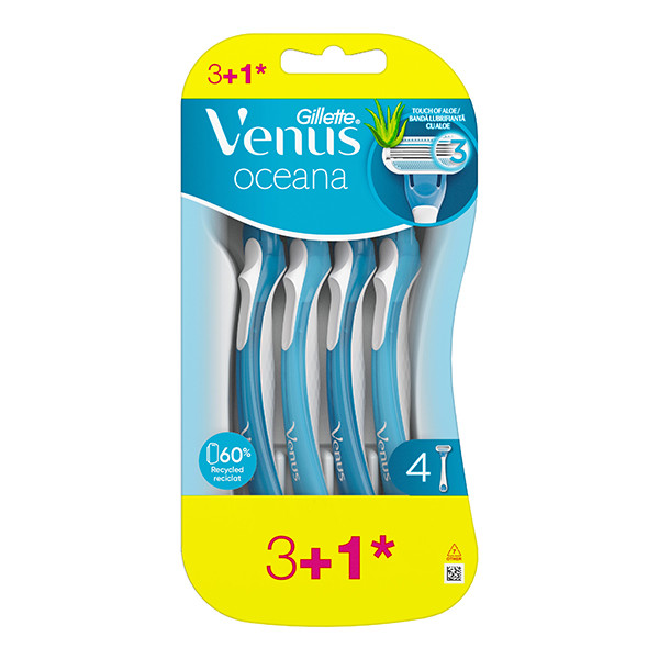 Gillette Venus Oceana Wegwerpmesjes (4 stuks) SGI00280 - 1