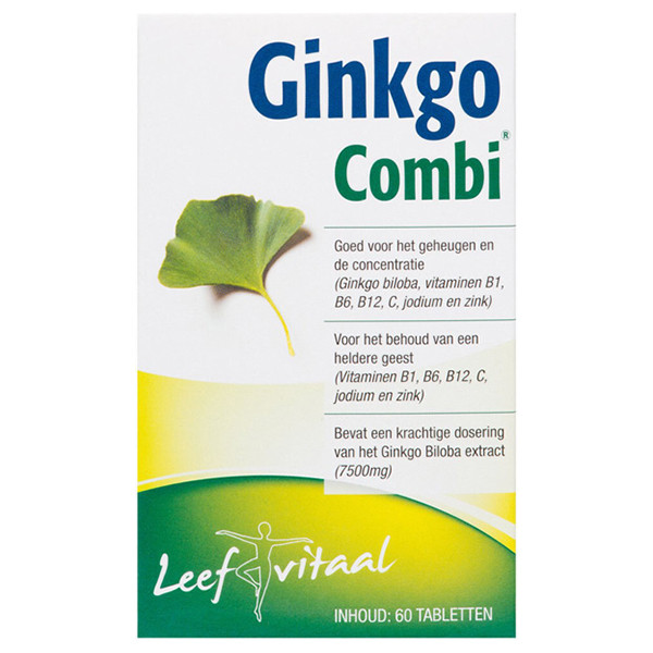 Ginkgo Leefvitaal Combi Tabletten (60 stuks) SGI00282 - 1