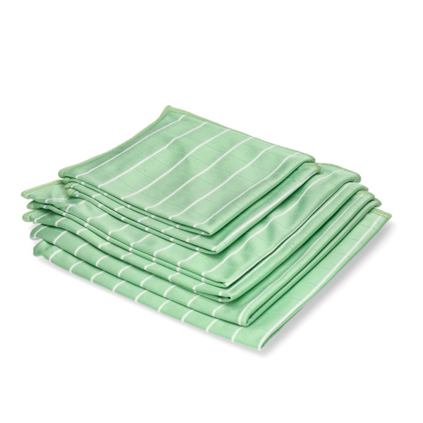 Glasdoesdoek Diamant Groen | 6 stuks (123schoon huismerk) SDR06486 - 1