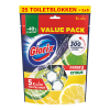 Aanbieding: Glorix Power 5 Citrus Toiletblok  (6 verpakkingen - 30 toiletblokken) SGL00073 - 1