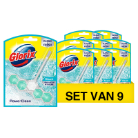 Aanbieding: Glorix Toiletblok Power Bleek (9 stuks à 50 gram) SGL00082