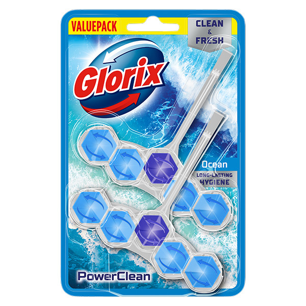 Glorix Power 5 Toiletblok Ocean (2 stuks) SGL00087 - 1