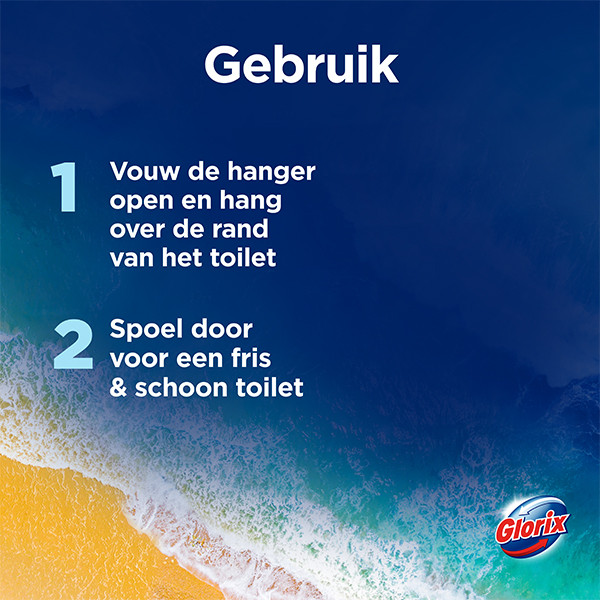 Glorix Power 5 Toiletblok Ocean (2 stuks) SGL00087 - 4