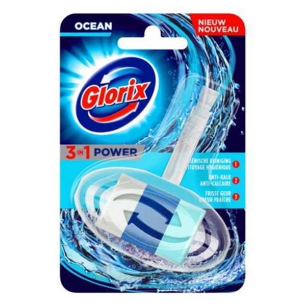 Glorix toiletblok 3-in-1 Power Oceaan (40 gram)  SGL00038 - 1