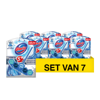 Glorix toiletblok Power 5 Blauw Water Ocean 53 gram (7 stuks)  SGL00051