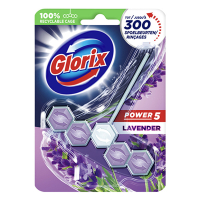Glorix toiletblok Power 5 Lavendel (55 gram)  SGL00054