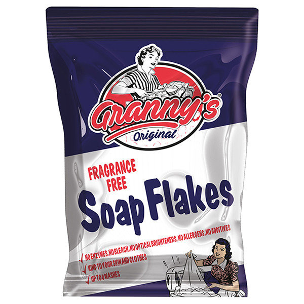 Granny's Zeepvlokken | 123schoon huismerk | 8 wasbeurten | 425 gram SDR00587 - 1