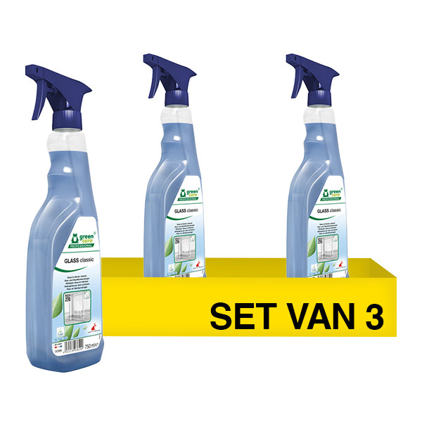 Aanbieding: Green Care Glass Classic | Glas- en interieurreiniger |  3 stuks  x 750 ml SGR00138 - 1