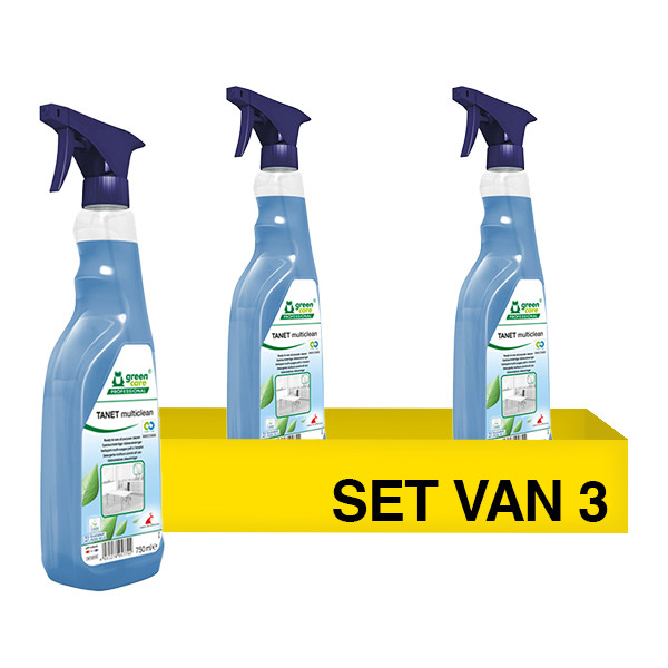 Aanbieding: Green Care Tanet Multiclean | Allesreiniger | 3 stuks x 750 ml SGR00128 - 1