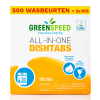 Aanbieding: Greenspeed Dishtabs All-in-one Vaatwastabletten  (5 dozen - 500 vaatwasbeurten) SGR00068 - 1