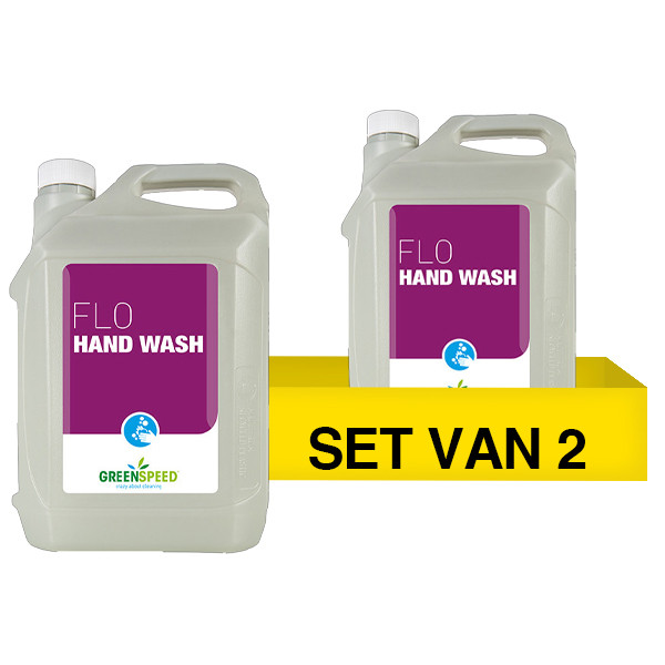 Aanbieding: Greenspeed Flo Hand Wash Handzeep (2 flessen - 5 L) SGR00026 - 1