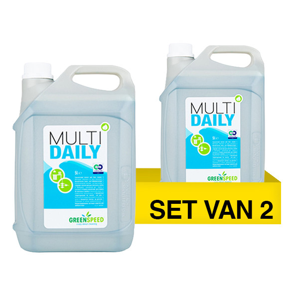 Aanbieding: Greenspeed Multi Daily Interieur- en Vloerreiniger (2 stuks à 5 liter) SGR00196 - 1