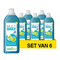 Greenspeed Multi Daily Interieur- en Vloerreiniger (6 stuks à 1 liter)