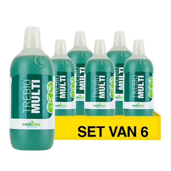 Aanbieding: Greenspeed Trebio Multi Allesreiniger (6 stuks à 1 liter) SGR00199 - 1