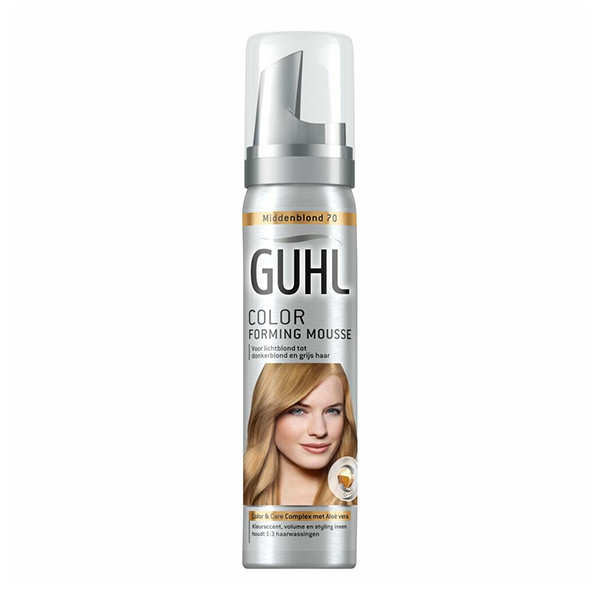 Guhl Color forming mousse 70 middenblond (75 ml)  SGU00067 - 1