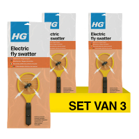 3 elektrische vliegenmeppers