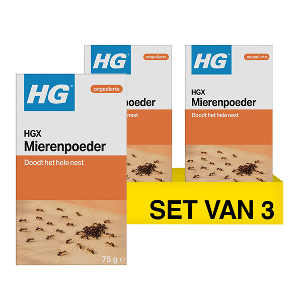 Aanbieding: HGX Mierenpoeder (3 stuks à 75 g) SHG00568 - 1