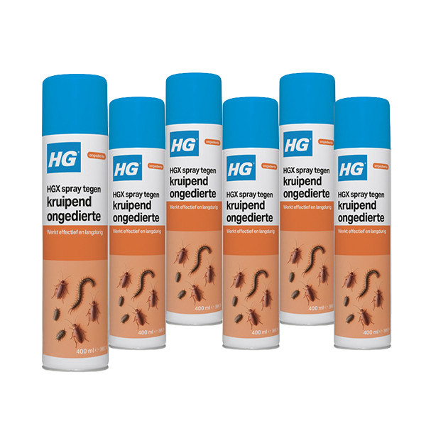 Aanbieding: HGX Spray Tegen Kruipend Ongedierte (6 stuks à 400 ml) SHG00541 - 2