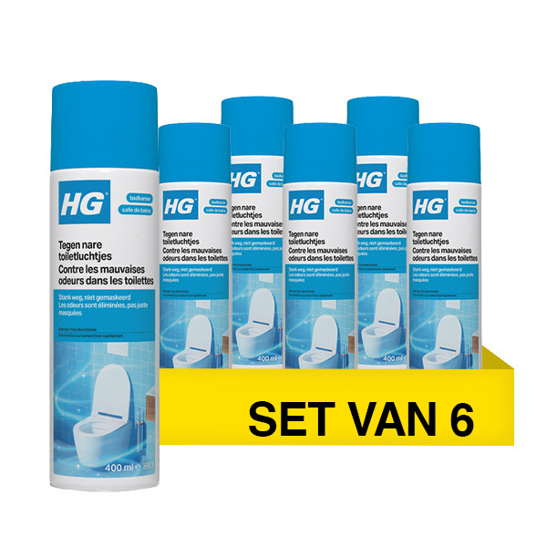 Aanbieding: HG Alle Nare Luchtjes Weg (6 stuks à 400 ml) SHG00472 - 1