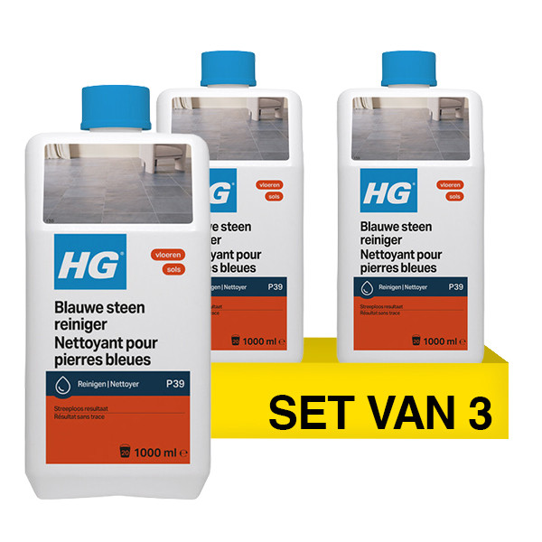 Aanbieding: HG Blauwe Steen Reiniger (3 stuks à 1 liter) SHG00670 - 1