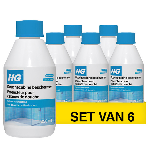 Aanbieding: HG Douchecabine Beschermer (6 stuks à 250 ml) SHG00725 - 1