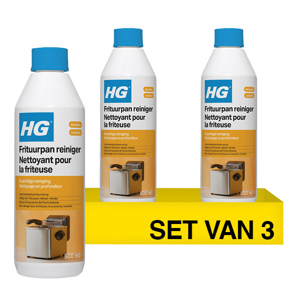 Aanbieding: HG Frituurpan Reiniger (3 stuks à 500 ml) SHG00620 - 1