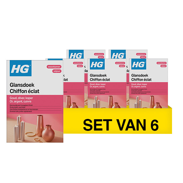 Aanbieding: HG Glansdoek (6 stuks) SHG00528 - 1