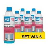 Aanbieding: HG Glasreiniger Concentraat (6 stuks à 500 ml) SHG00579