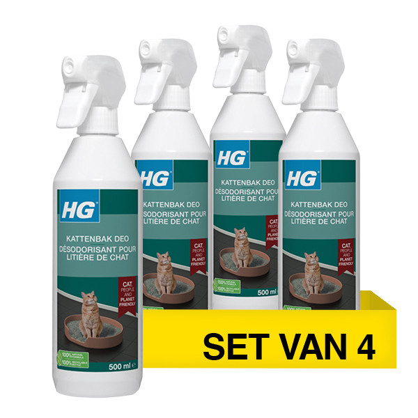 Aanbieding: HG Kattenbak Deo (3 stuks à 500 ml) SHG00434 - 1