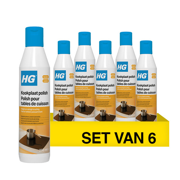Aanbieding: HG Kookplaat Polish (6 stuks à 50 ml) SHG00593 - 1