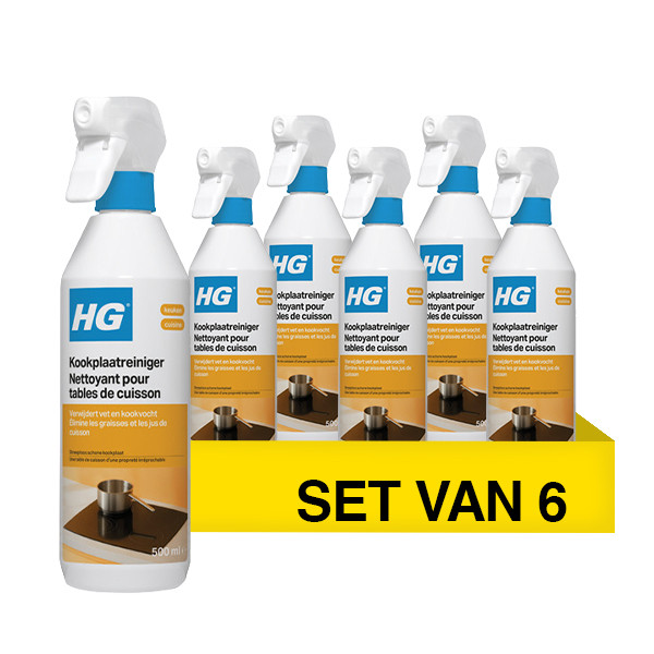 Aanbieding: HG Kookplaatreiniger (6 stuks à 500 ml) SHG00595 - 1
