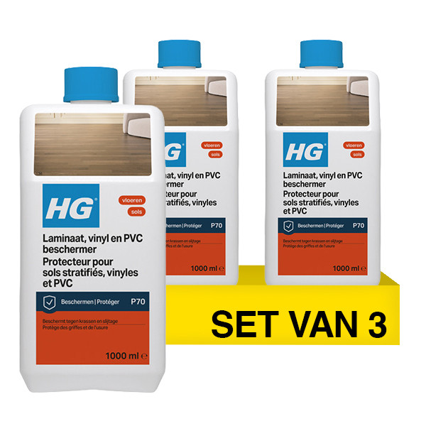 Aanbieding: HG Laminaat, Vinyl en PVC Beschermer (3 stuks à 1 liter) SHG00652 - 1