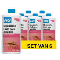 Aanbieding: HG Meubelolie (6 stuks à 125 ml) SHG00669
