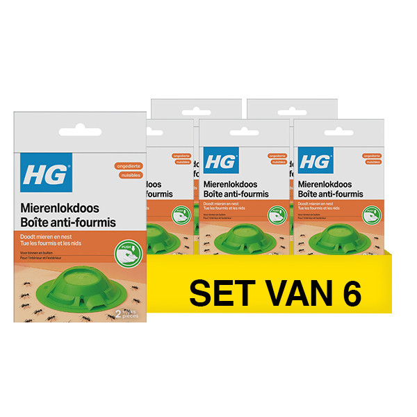 Aanbieding: HG Mierenlokdoos (6 verpakkingen à 2 stuks) SHG00571 - 1