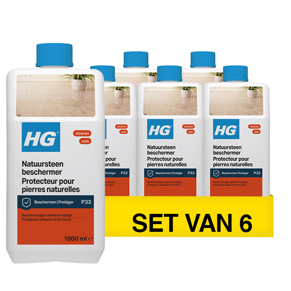 Aanbieding: HG Natuursteen Beschermer (6 stuks à 1 liter) SHG00673 - 1