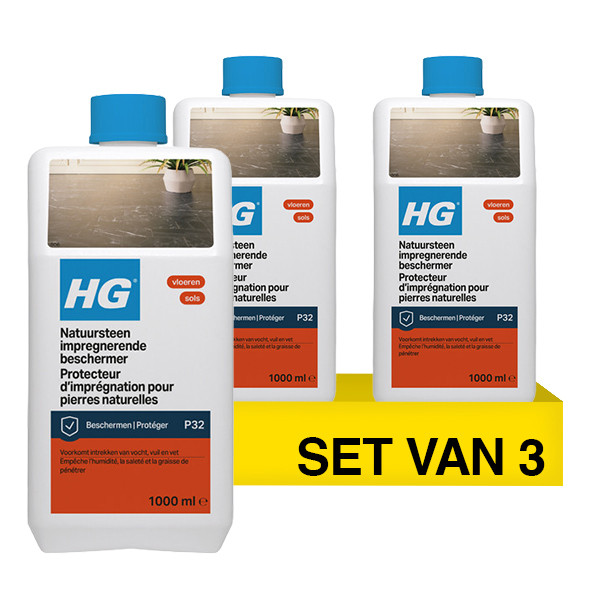 Aanbieding: HG Natuursteen Impregnerende Beschermer (3 stuks à 1 liter) SHG00702 - 1