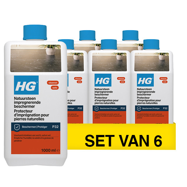 Aanbieding: HG Natuursteen Impregnerende Beschermer (6 stuks à 1 liter) SHG00703 - 1