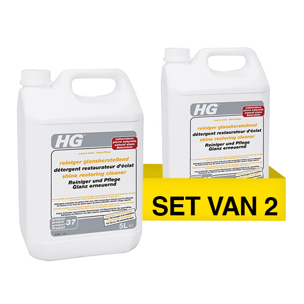 Aanbieding: HG Natuursteenreiniger Glans (2 stuks à 5 liter) SHG00684 - 1