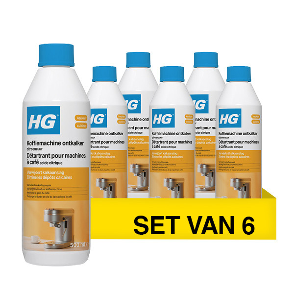 Aanbieding: HG Ontkalker Voor Espresso- en Koffiepadapparaten (3 verpakkingen à 500 ml) SHG00479 - 1