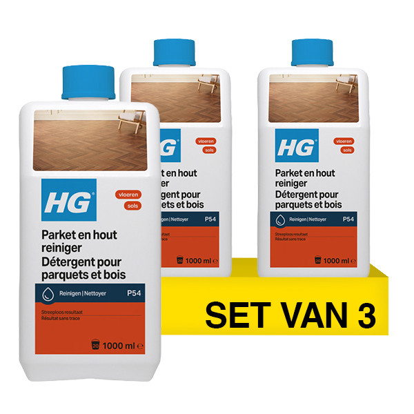 Aanbieding: HG Parket en Hout Reiniger (3 stuks à 1 liter) SHG00712 - 1